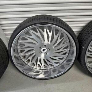 forgiato biaforca 26's floating cap rims