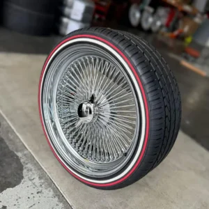 22×8 dayton wire wheels & vogue custom built tire packages