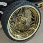 22×8 titanium gold wire wheels & vogue gold/white tire package 22×8 titanium gold wire wheels & vogue gold/white tire package