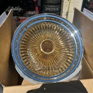 zenith 13” & 14” gold centers & all chrome wire wheels on sale 🔥 spokes on sale 🔥🔥 rims zenith 13” & 14” gold centers & all chrome wire wheels on sale 🔥 spokes on sale 🔥🔥 rims