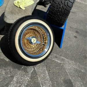 zenith 13” & 14” gold centers & all chrome wire wheels on sale 🔥 spokes on sale 🔥🔥 rims zenith 13” & 14” gold centers & all chrome wire wheels on sale 🔥 spokes on sale 🔥🔥 rims