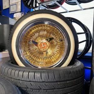 zenith 13” & 14” gold centers & all chrome wire wheels on sale 🔥 spokes on sale 🔥🔥 rims zenith 13” & 14” gold centers & all chrome wire wheels on sale 🔥 spokes on sale 🔥🔥 rims